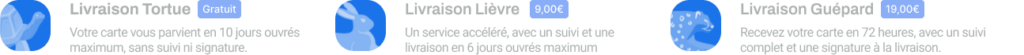 mode de livraison Noelse
